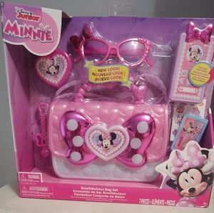 Disney Minnie Mouse Pink and White Doll Accessory Set